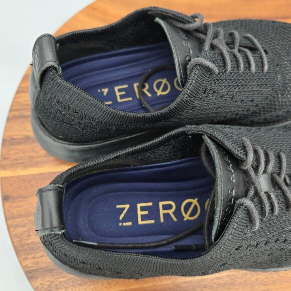 Cole Haan 2.Zerogrand Shoes Men's 8 Black Stitchlite Casual Mesh Wingtip Oxfords - Picture 6 of 8